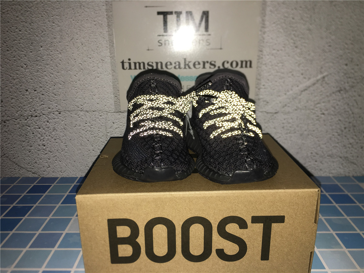 Free Shipping Yeezy Boost 350 V2 Black Non Reflective Infant